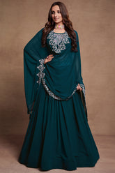 Extraordinary Blue Colour Lehenga Choli